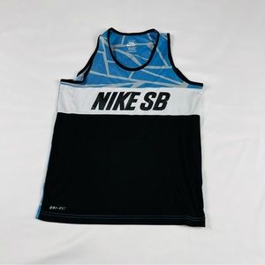 Nike DRI-FIT SB Youth Boy's Skateboarding Jersey Tank Top Size: Large (12-13 Yrs